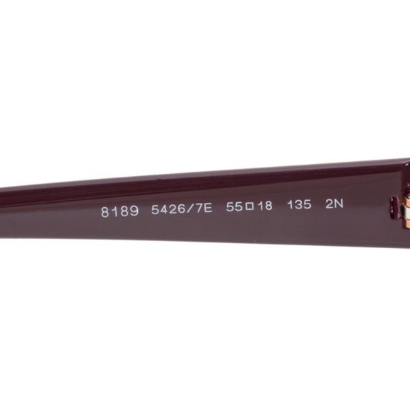 Bvlgari Purple Wayfarer Sunglasses - Picture 4 of 5